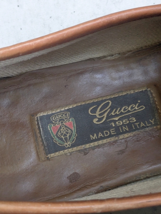 Gucci Horsebit Loafers Brown Men US 9.5 Leather Slip Ons Leather Italy main image 13